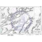 CHS Nautical Chart 4593: Sunday Cove Island to/à Thimble Tickles